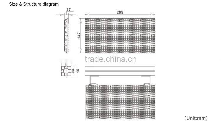 hight brightness videon wall flexible led curtain display