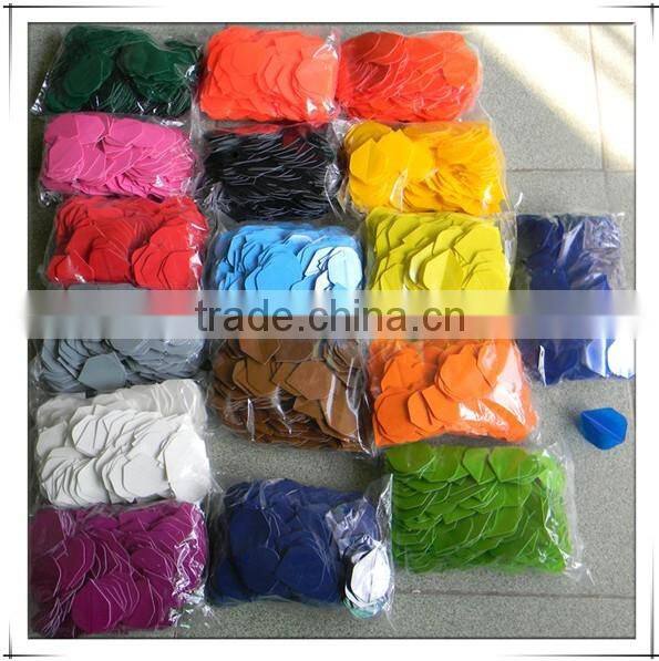 China Factory Plain Custom PET Feather Dart Flights