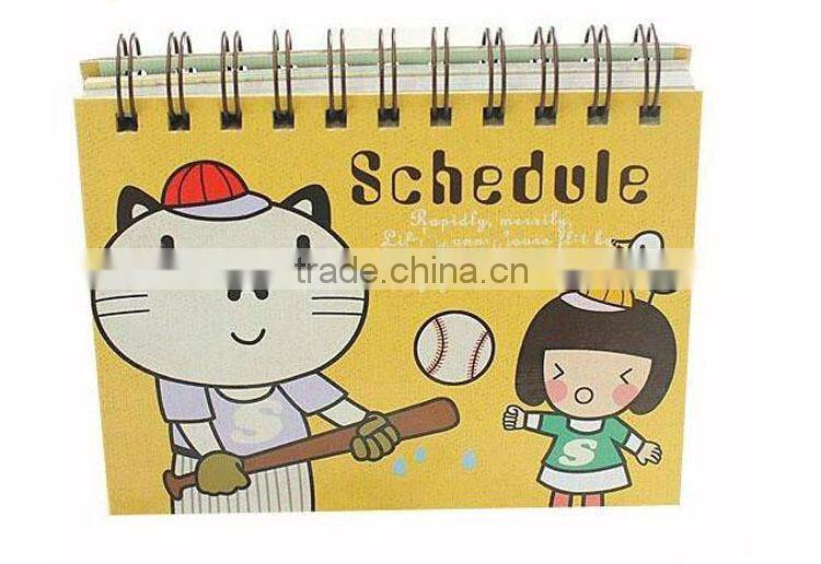 2016 new design calendar/daily desk calendar factory printing