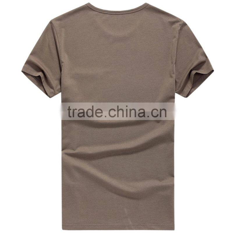 two color conbination t shirt with pocket for men