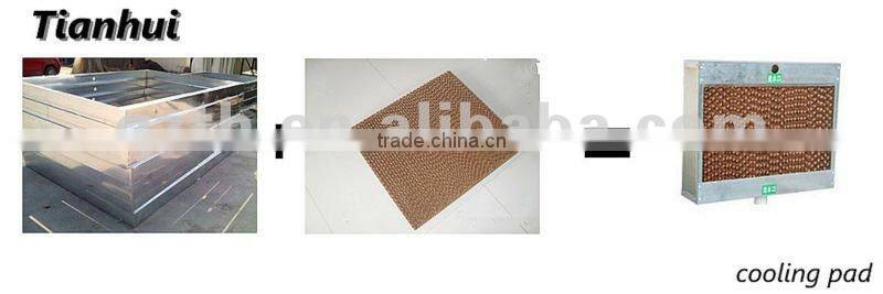 7090 brown color honey comb evaporative cooling pad