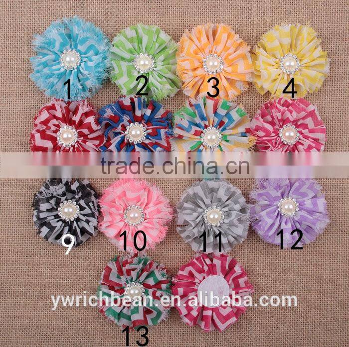 Many colors kids shabby chic hair flower !cute girl large hair flower clips ! CB-3275