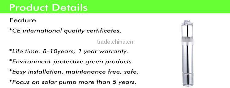 new 3 inch Solar Screw Water Pump irrigation System.(Brushless DC Motor , MPPT controller, More than 30000 Hour Service Life)