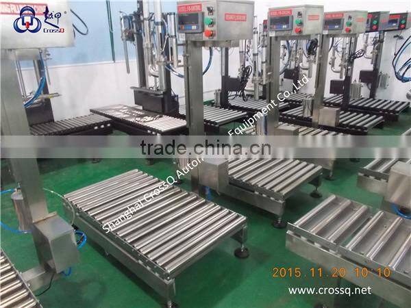 Filling machine /Sesame paste weigh filler/250kg weighing filling machine