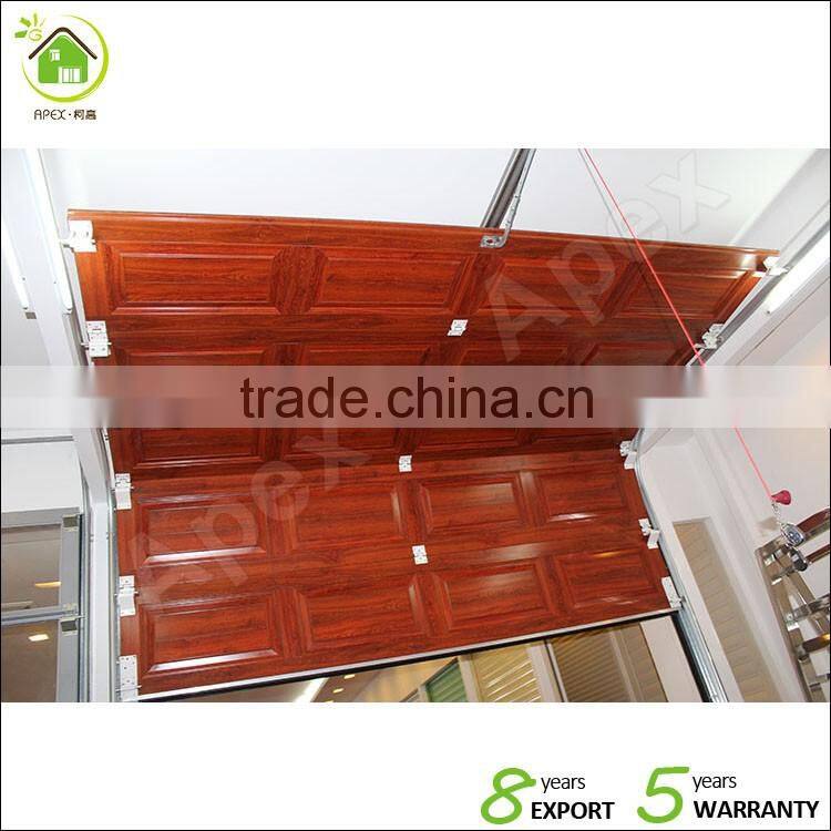 Automatic overhead garage door sectional garage door remote controlled