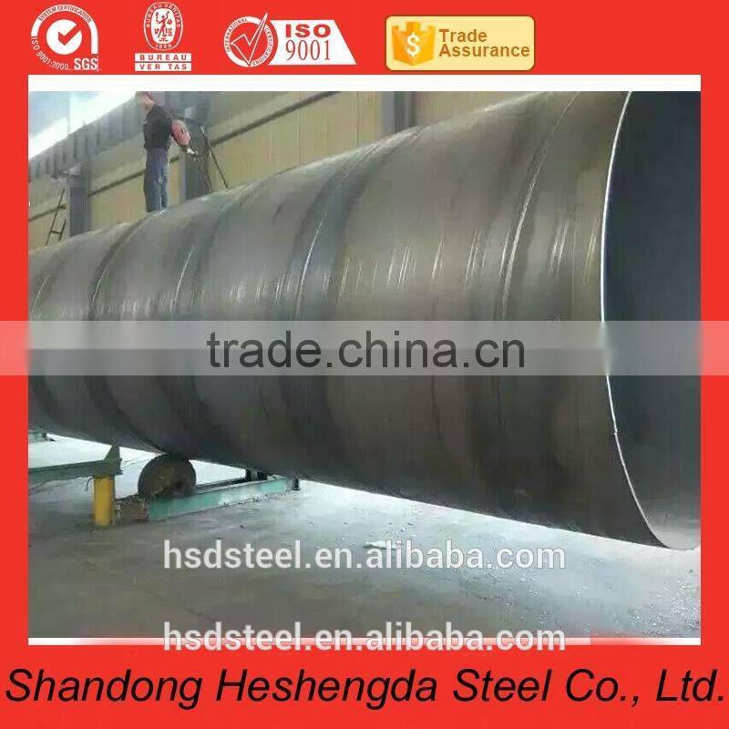 Q195 Q235 Q345 SSAW spiral welded steel pipe for oil and gas