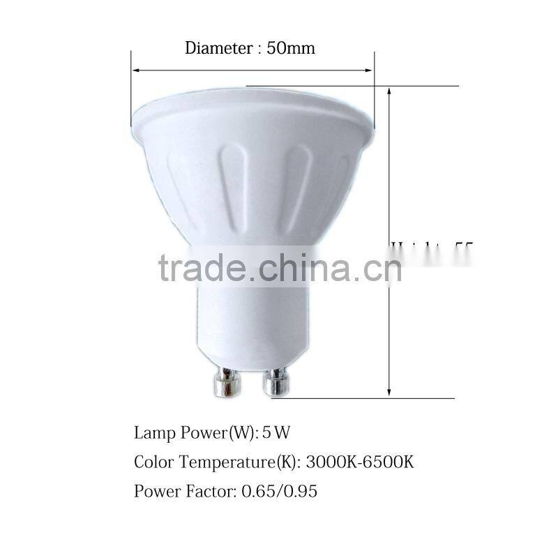 New Design Ceiling GU10 LED 160Degree CE RoHS 5W Best Quality