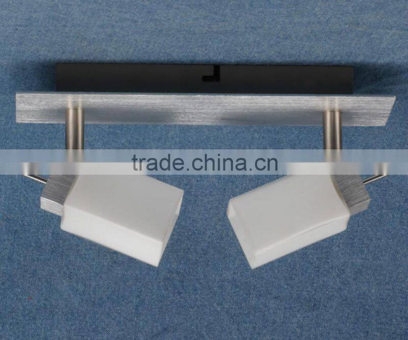 ROHS&CE certification led spot lamp two glass spot t lamps with GU10