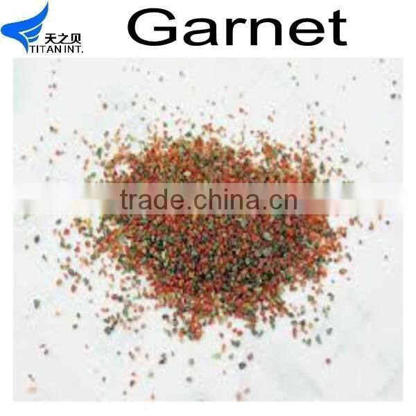 High hardness Garnet slag, garnet water jet cutting for Sandblasting for sand blasting with high quality