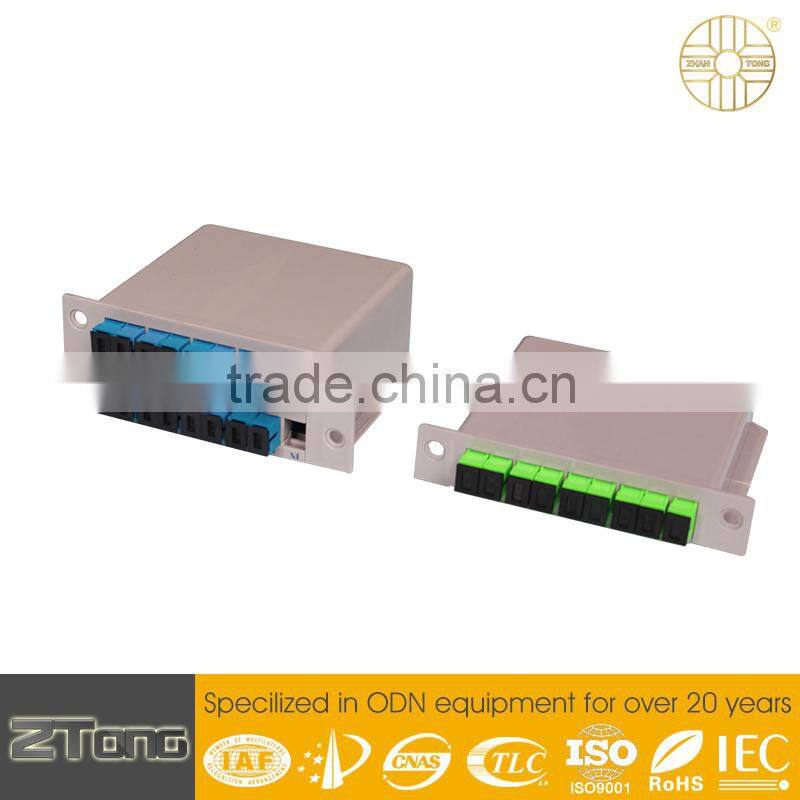 zhantong Cassette PLC Splitter best selling products in aibaba china manufactuer 2*32/1*64 Cassette PLC Splitter