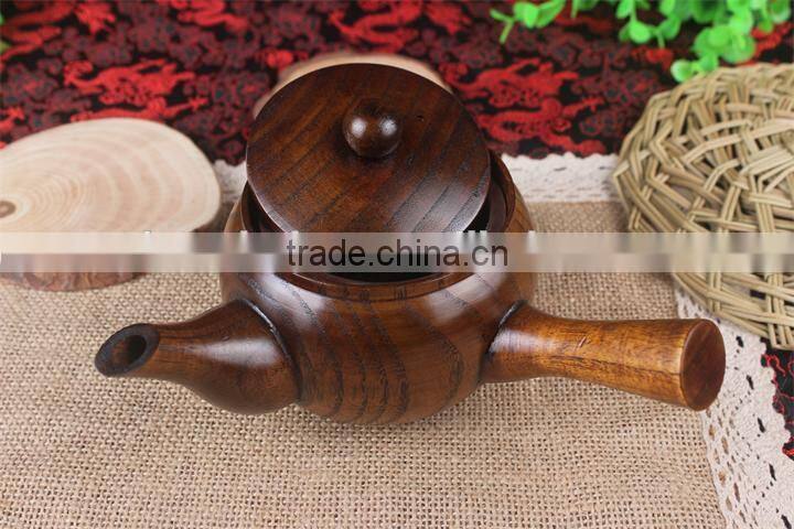 Exquisite production process wooden teapot