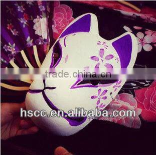 China Manufacturer Handmade Pulp Masquerade Fox Mask