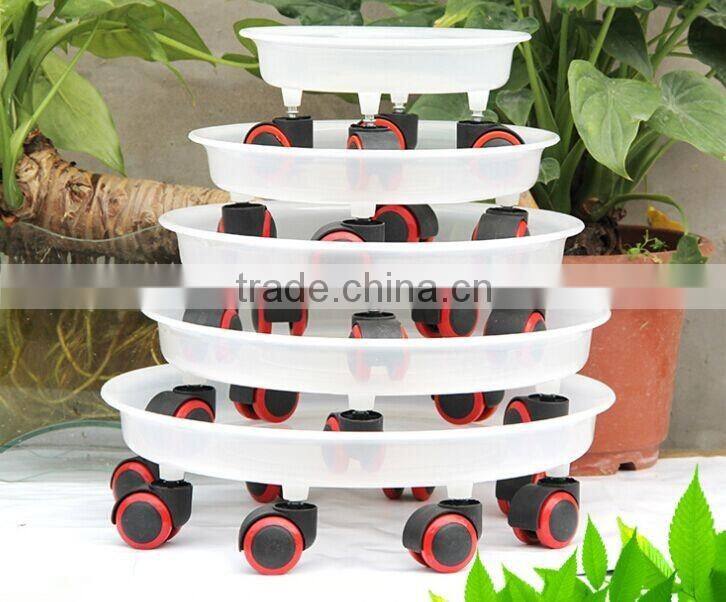 Movable Plastic Plant Saucer Caddy