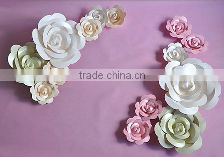 Hot Sale artificial paper flowers, tissue paper flower for wedding decoration