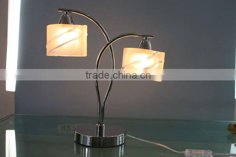 latest table lamp&glass lighting /reading lamp with high quality 8909-1T