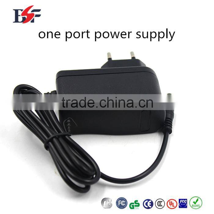 12V 1A travel adapter one port power supply