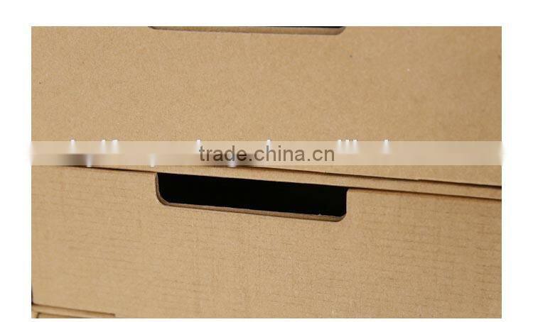 China OEM logo printed multi-wall cardboard stroage box