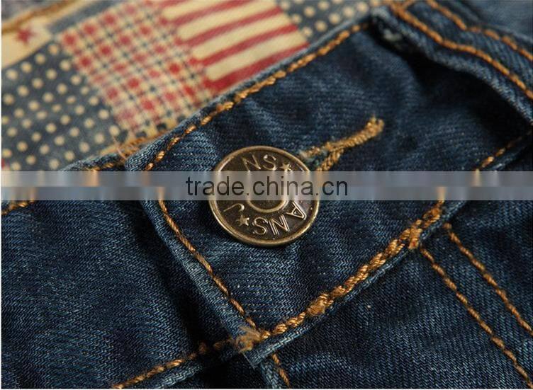 Patchwork Designer High Quality Patched Jeans Ripped Men Rock Men Jeans Hip Hop Jeans Denim Pants