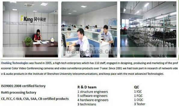 PTZ Dome Full HD Video Conference Camera with HDMI/HD-SDI Interface