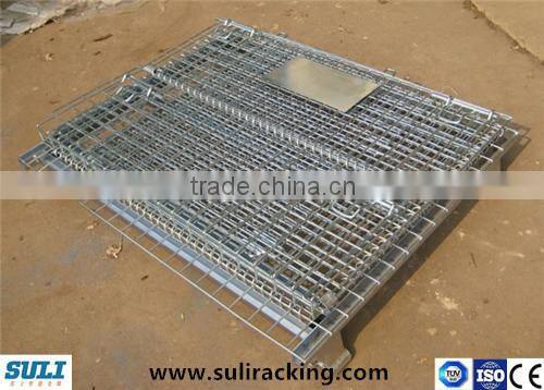 High Quality Foldable Wire Mesh Containers With Wheels