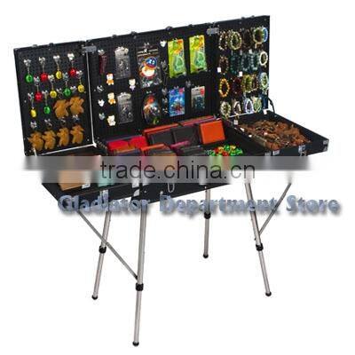 Outdoor furniture, makeup folding table with four stainless steel legs D8200K