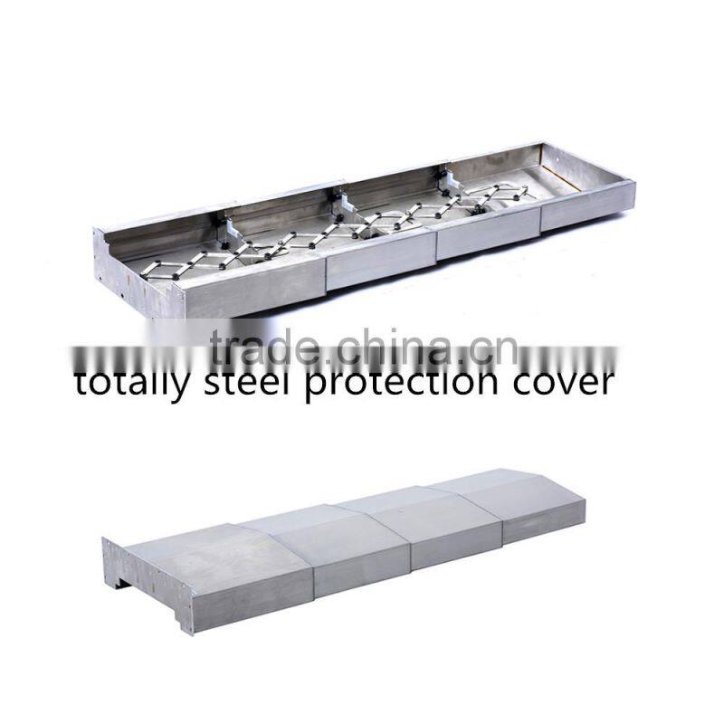 steel telescopic bellow for machine guide rail