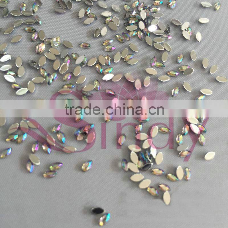 3D nail art wheel AB color special shape mini acrylic rhinestone nail art wheel ZX:AT07