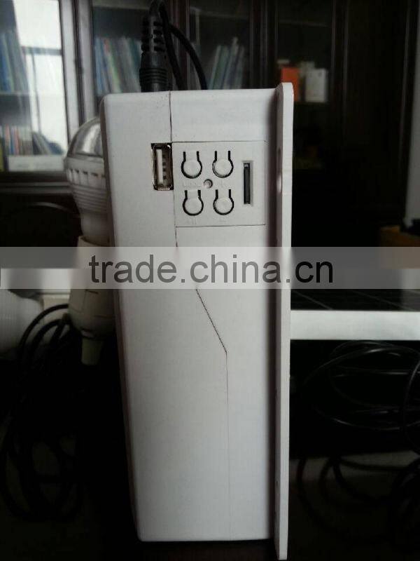 5W portable solar lighting system with FM radio music blue teeth/usb rejector/phone charge