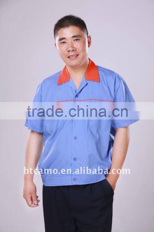 Men's short sleeve work uniform