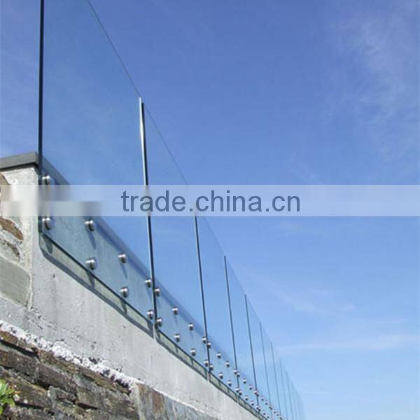 shenzhen launch glass connection standoff wood mounting 12mm glass