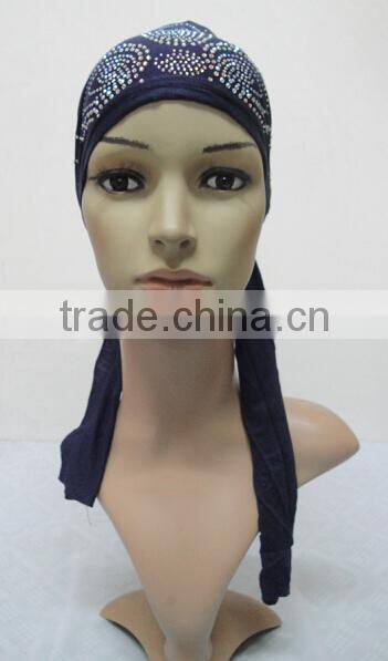 C071 new style jersey underscarf with much rhinestones