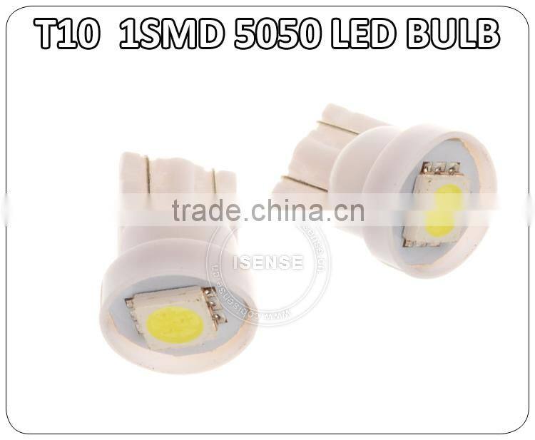 Factory selling led side and tail lamps t10 5050 1smd t10 24v