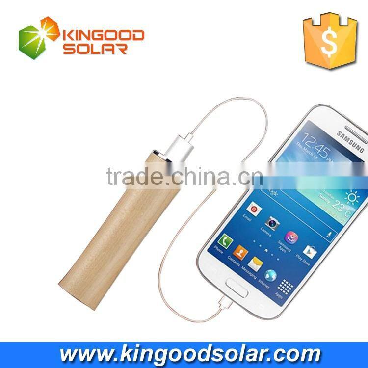 2016 hot selling wooden power bank portable mobile 2200mAh