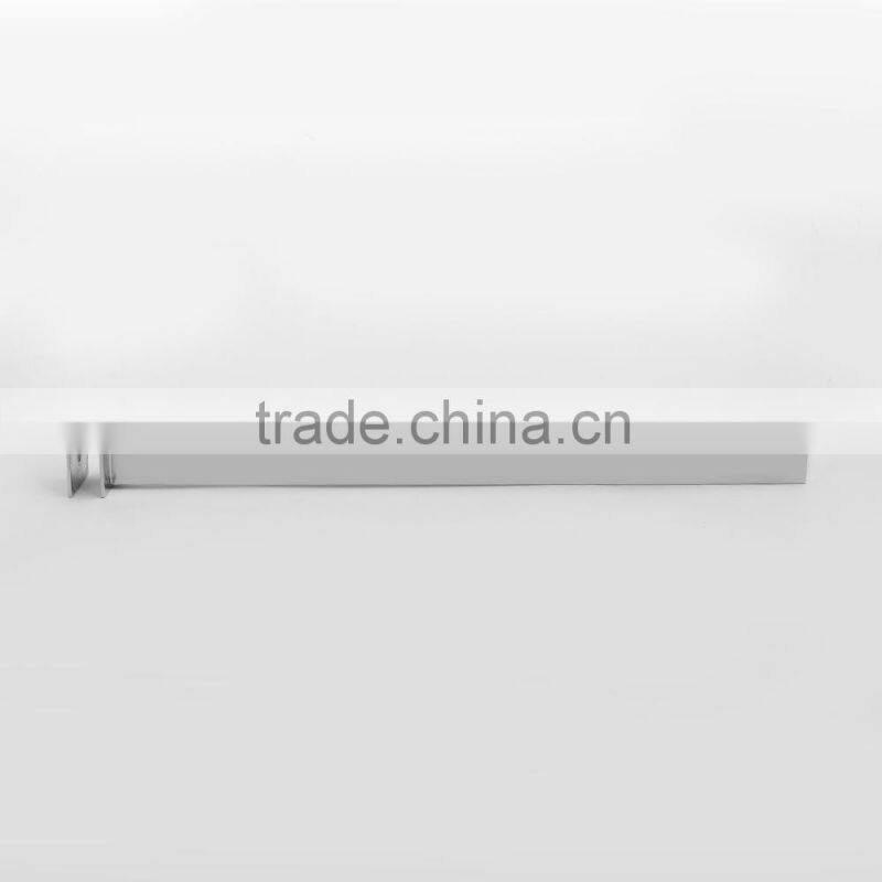 Metal Chrome Crossbar Fix Display Hook 15*30 Square Tube Straight Arm Display Hook with 9 Balls