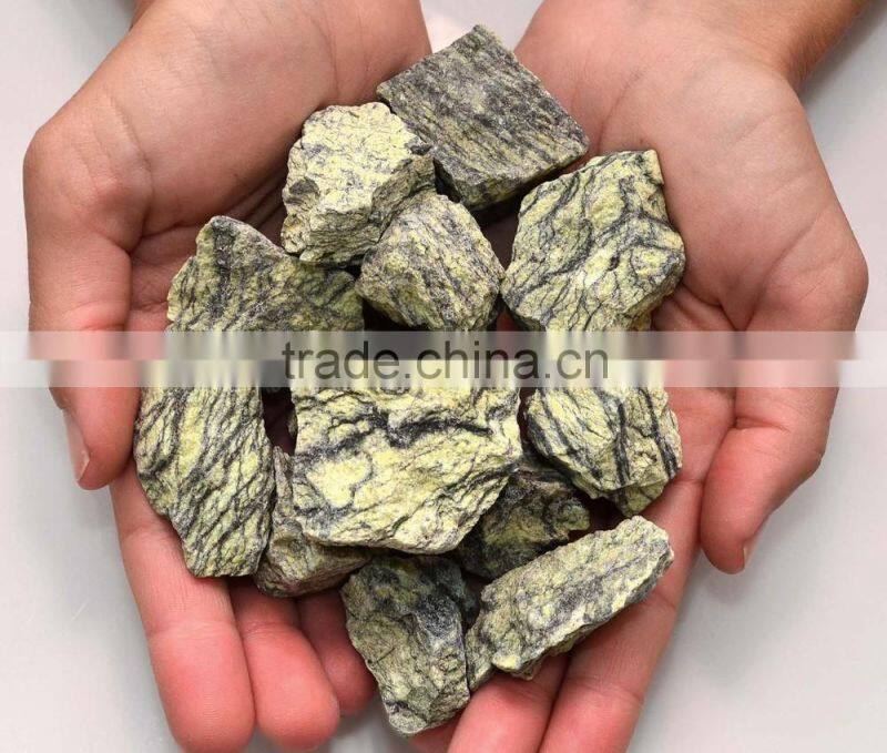 raw serpentine stone