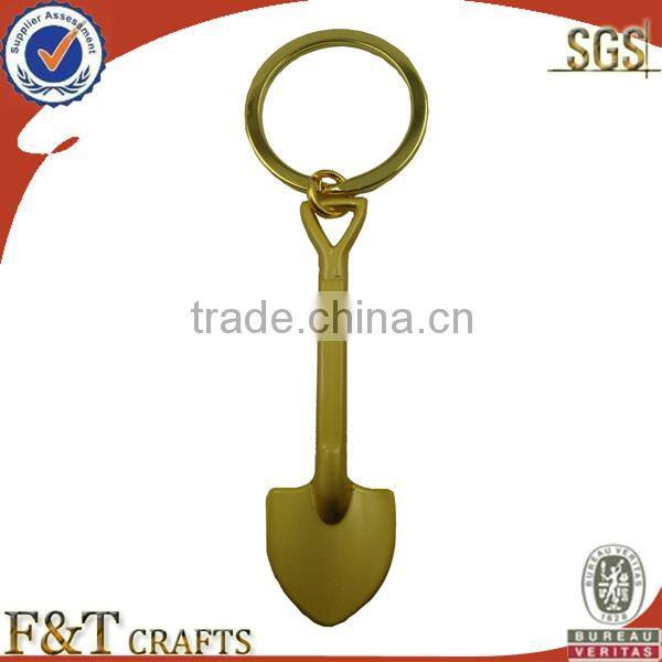engraved 3D silver shield Alloy promotional keychain for travel promotional gift