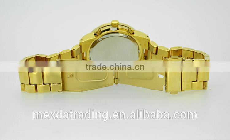 water resistant gold plated branded wrist watches