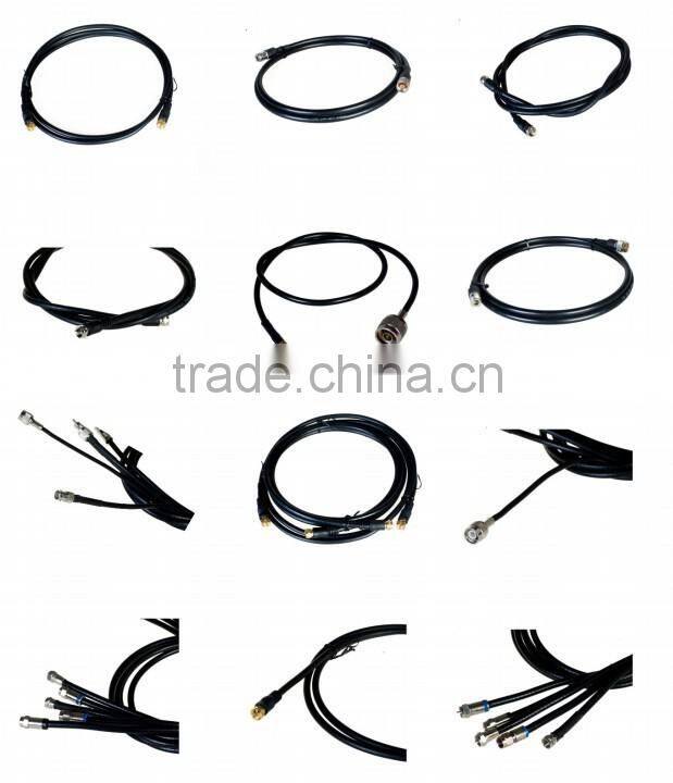 Yetnorson Hot Selling RF cable N male to SMA male right angle coaxial connector adapter pigtail cable RG58