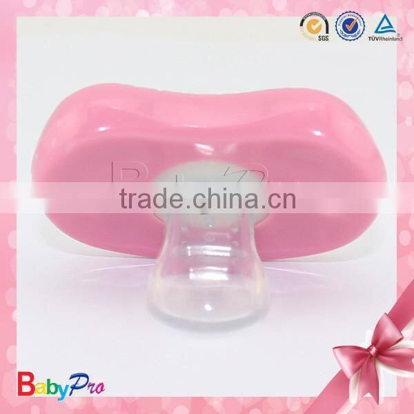 Babypro PNP05 Manufacturer China Funny Design Pink Silicone Baby Nipple With EN 1400 Test
