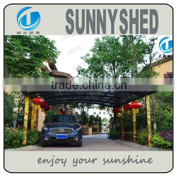 DIY easy install to carport canopy polycarbonate awning