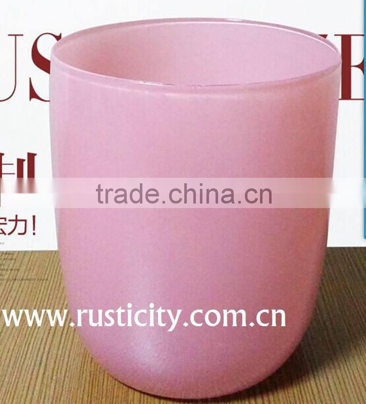 Christmas black glass candle jar/ glass jar for candle with lids/ marble candle jars with lid