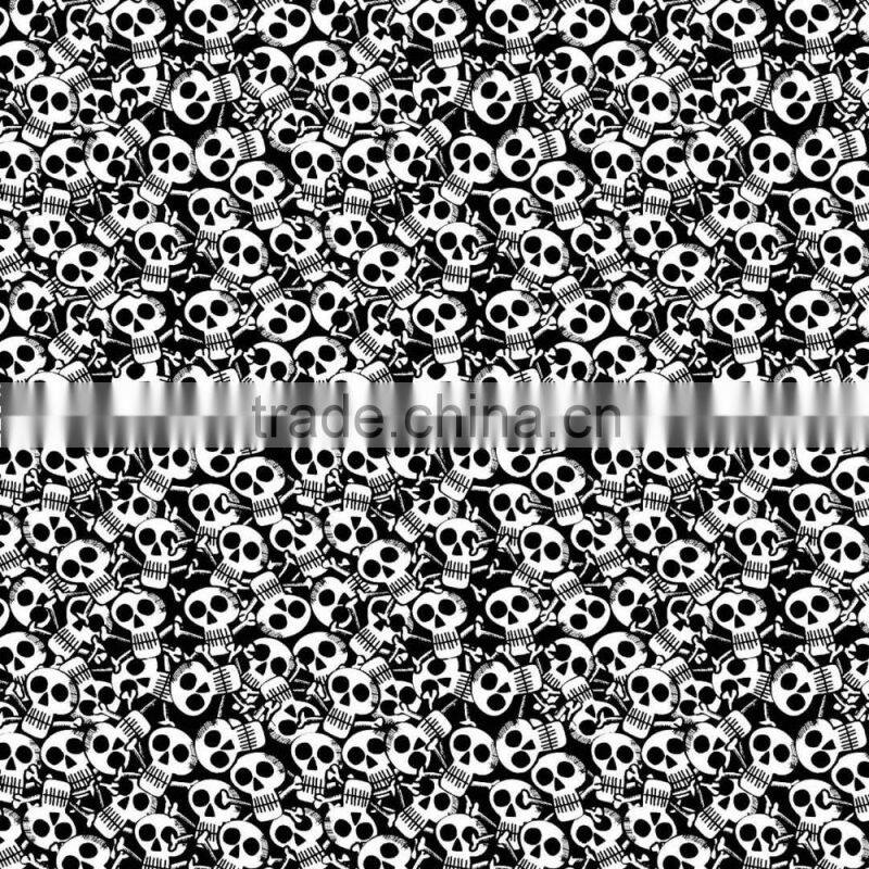 Excellent Quality Dazzle Graphic Design Cute Skull Hydrographic Film No.DGDAS497 Reaper Skull Water Transfer Printing Film
