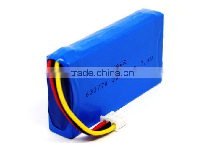 7.4V 18650 Li-ion Battery Packs 2s rechargeable battery