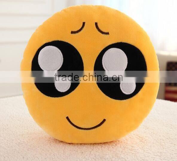 Free Sample -Wholesale CE EN71 top quality stuffed emoji pillows