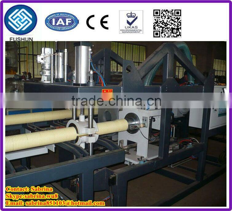 HDPE PVC double wall corrugation pipe machine