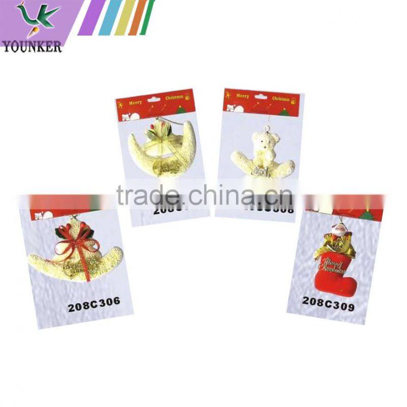 2015 New Design Christmas Pine Cone Hanging Decoration Set