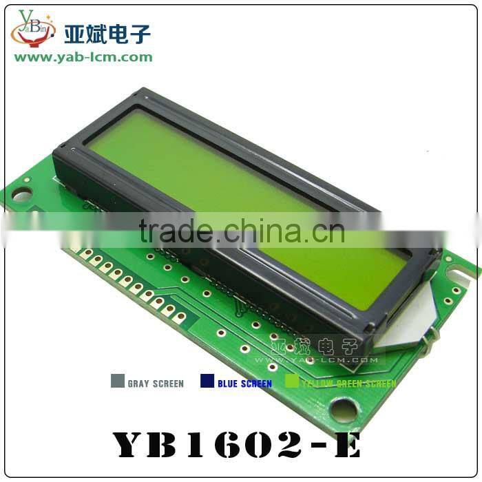 lcd 1602 Blue/ Yellow Green/gray 5V /3.3V 16x2 character lcd module