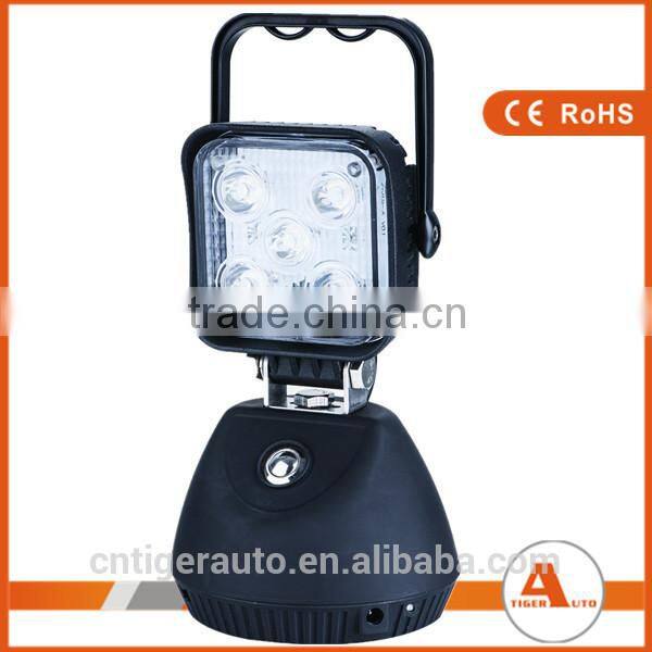 CE ROHS IP67 Waterproof Rechargeable Aluminum LED Car Light High Power Spot Light
