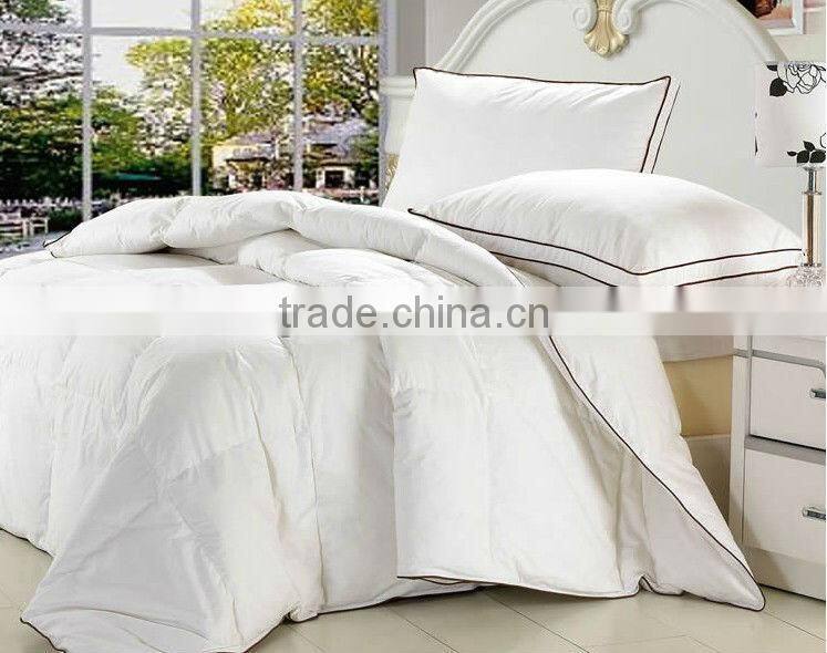 Royal Hotel's Striped White 300-Thread-Count 4pcs king sateen luxury quilts