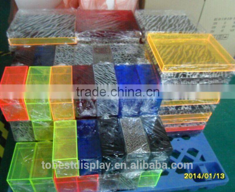 factory direct price wholesale lucite tray